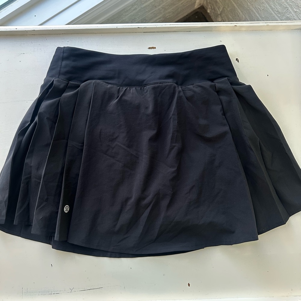 lululemon athletica Black Pleated Skirt